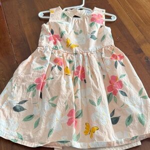 Carter's Peach Dress with Pink and Yellow Accents